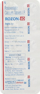 Rozon 10mg Strip Of 10 Tablets