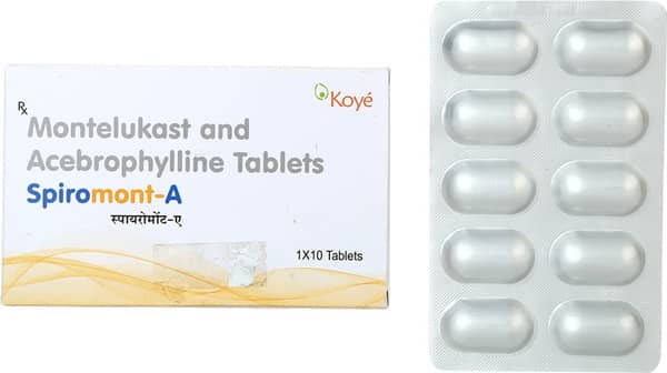 Spiromont A Strip Of 10 Tablets