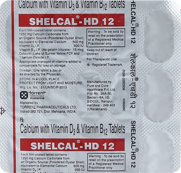 Shelcal Hd 12 Tablet
