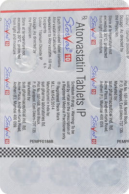 Storvas 10mg Strip Of 15 Tablets