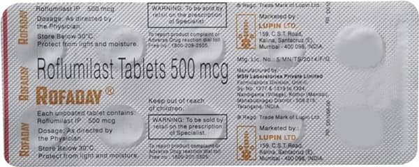 Rofaday 500mcg Strip Of 10 Tablets