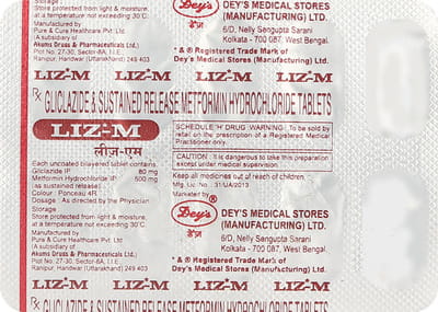 Liz M Strip Of 10 Tablets