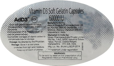 Add3 60000iu Strip Of 4 Capsules