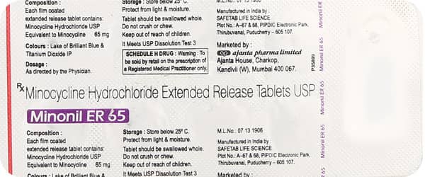 Minonil Er 65mg Strip Of 10 Tablets