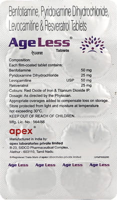 Ageless Strip Of 10 Tablets