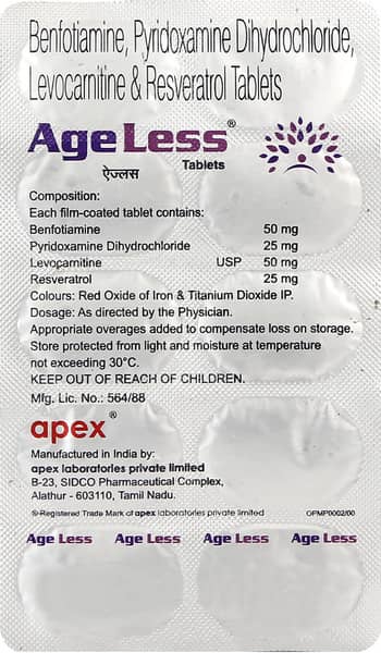 Ageless Strip Of 10 Tablets