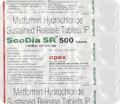 Scodia Sr 500mg Tablet
