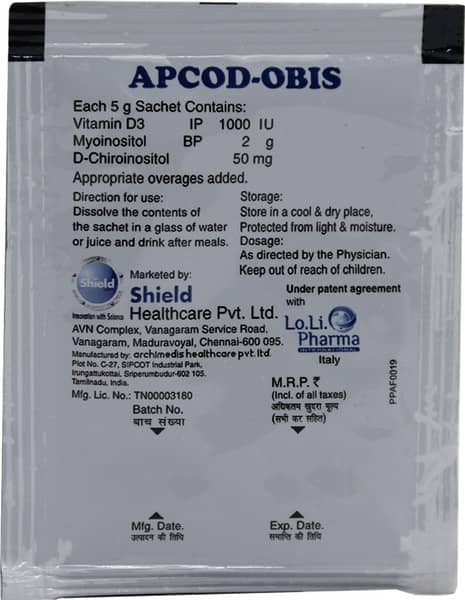 Apcod Obis Sachet Of 5gm Oral Powder
