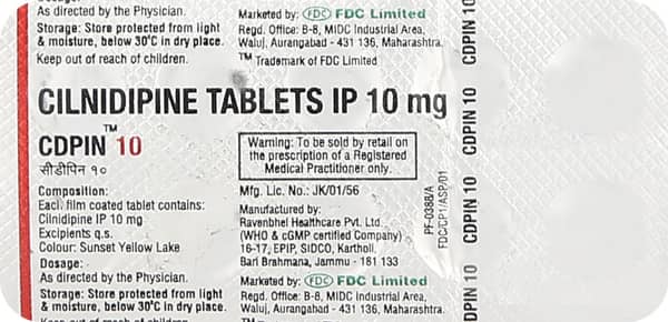 Cdpin 10Mg Tablet