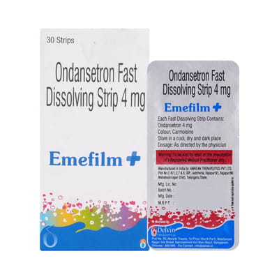 Emefilm 4mg Strip Of 30 Orally Disintegrating Strip