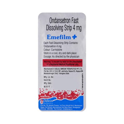 Emefilm 4mg Strip Of 30 Orally Disintegrating Strip