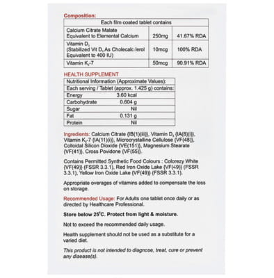Bon K2 Hd Strip Of 10 Tablets