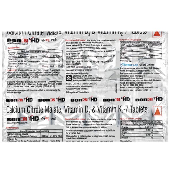Bon K2 Hd Strip Of 10 Tablets