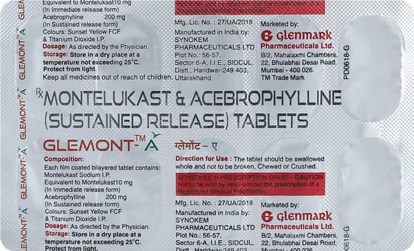 Glemont A Strip Of 10 Tablets