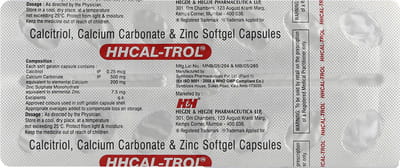 Hhcal Trol Strip Of 15 Softgel Capsules