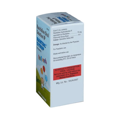 Rantac Infant Mint Flavour Bottle Of 30ml Syrup