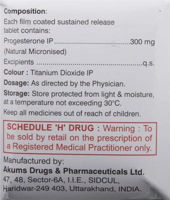 Pregcert Sr 300mg Strip Of 10 Tablets