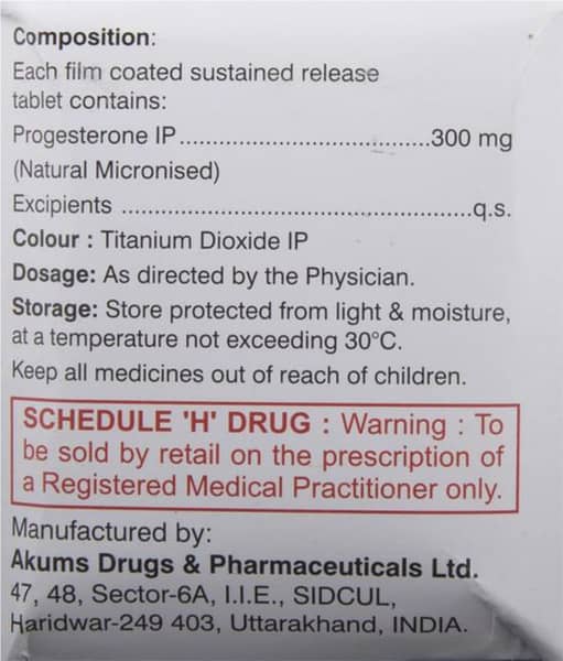 Pregcert Sr 300mg Strip Of 10 Tablets