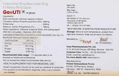 Goeuti Strip Of 10 Capsules