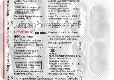 Levenue Er 1gm Strip Of 10 Tablets