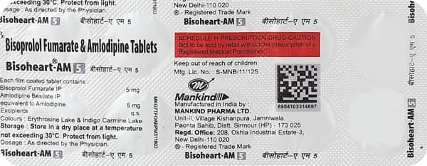 Bisoheart Am 5mg Strip Of 10 Tablets