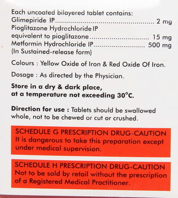 Tripride 2mg Strip Of 15 Tablets