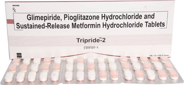Tripride 2mg Strip Of 15 Tablets