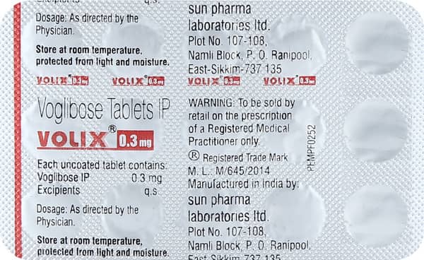 Volix 0.3mg Strip Of 15 Tablets