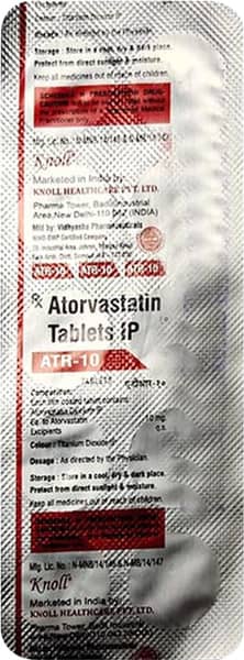 Atr 10mg Strip Of 10 Tablets
