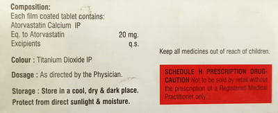 Atr 20mg Strip Of 10 Tablets