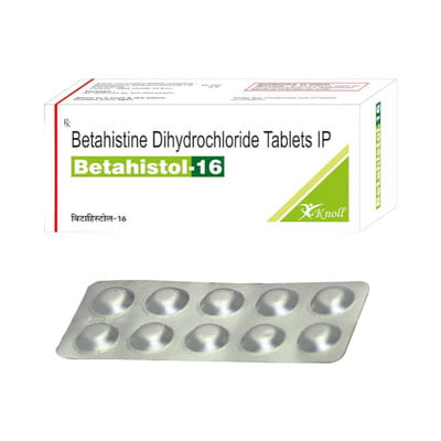 Betahistol 16mg Strip Of 10 Tablets