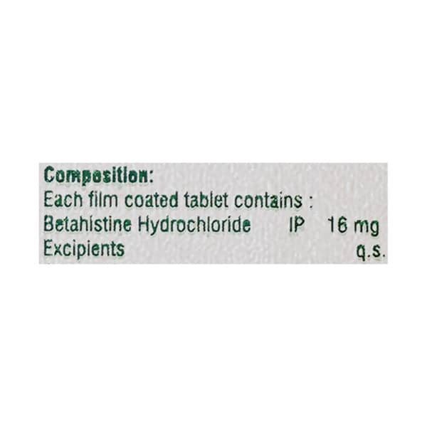 Betahistol 16Mg Strip Of 10 Tablets