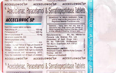 Acceclowoc Sp Strip Of 10 Tablets