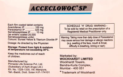 Acceclowoc Sp Strip Of 10 Tablets