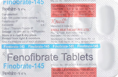 Finobrate 145mg Strip Of 10 Tablets