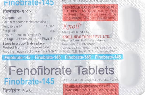 Finobrate 145mg Strip Of 10 Tablets