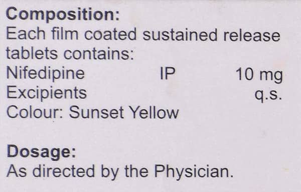Nefidinol Retard 10mg Strip Of 10 Tablets