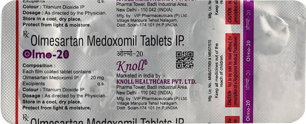 Olmo 20mg Strip Of 10 Tablets