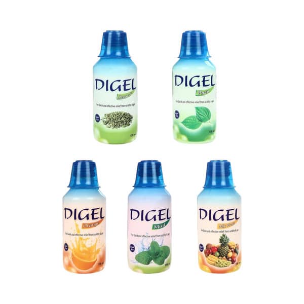 Digel Mint Flavour Sugar Free Bottle Of 170Ml Suspension