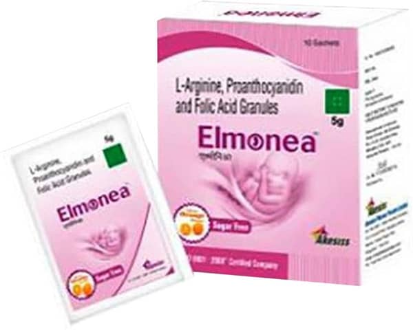 Elmonea Orange Flavour Sugar Free Sachet Of 5gm Granules