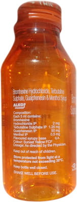 Alkof Orange Flavour Bottle Of 60ml Syrup