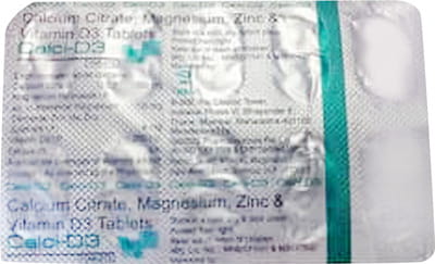 Calci D3 Strip Of 10 Tablets