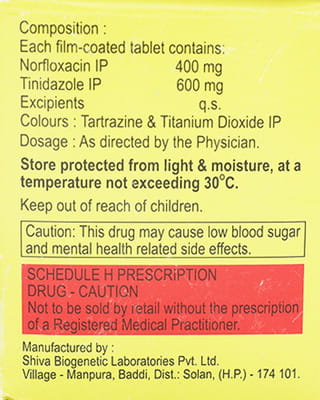 Norflokem Tz Strip Of 10 Tablets