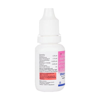 Oflokem Bottle Of 10ml Eye/Ear Drops