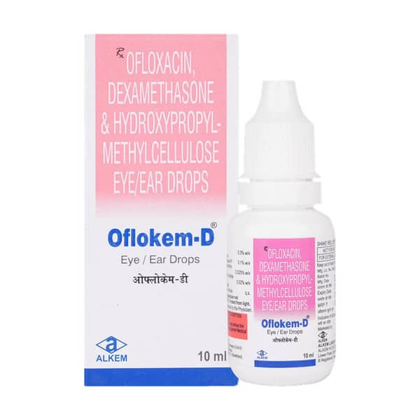 Oflokem Bottle Of 10ml Eye/Ear Drops