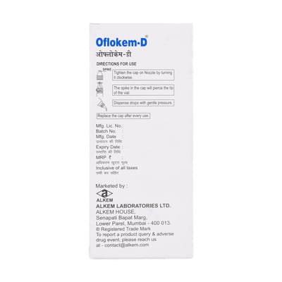 Oflokem Bottle Of 10ml Eye/Ear Drops