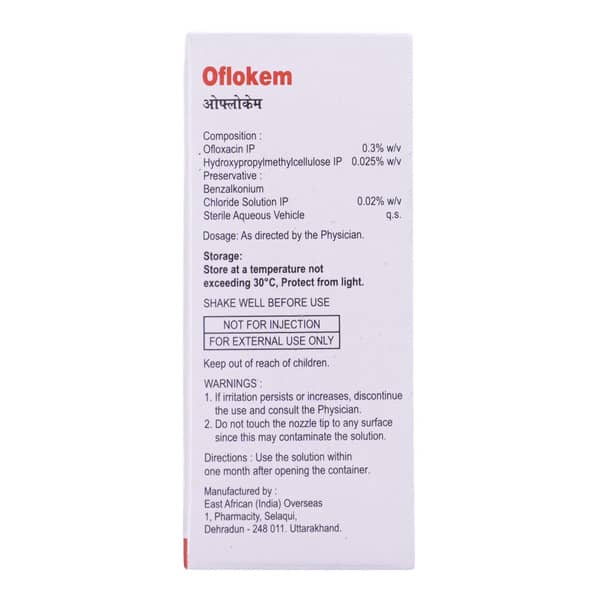Oflokem Bottle Of 10Ml Eye/Ear Drops
