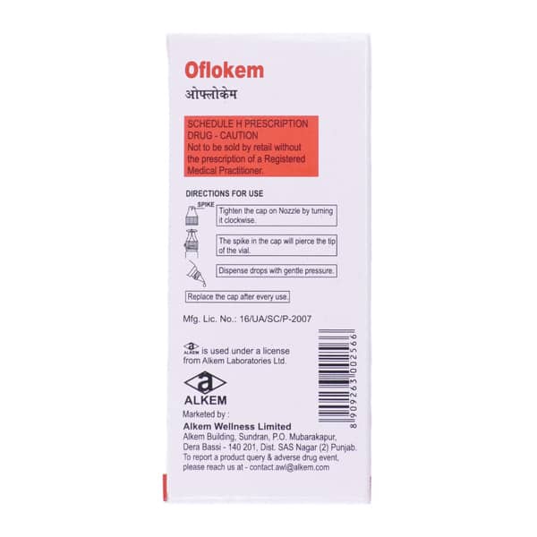 Oflokem Bottle Of 10Ml Eye/Ear Drops