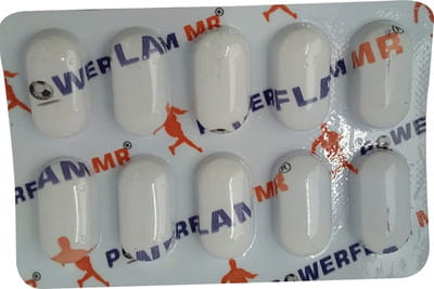 Powerflam Mr Strip Of 10 Tablets