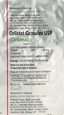 Orlimax 120mg Strip Of 10 Capsules